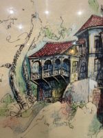 Коллекционная картина «Старые дома около Метехи»