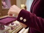 Роскошные старинные золотые запонки