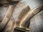 Роскошные старинные золотые запонки
