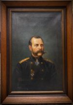 Старинный портрет императора Александра II