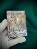 Уникальный серебряный портсигар от дома Фаберже