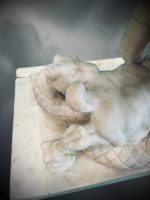Тувинский письменный набор «Питон, сжимающий архара»