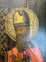 Старинная икона «Введение во храм Пресвятой Богородицы»